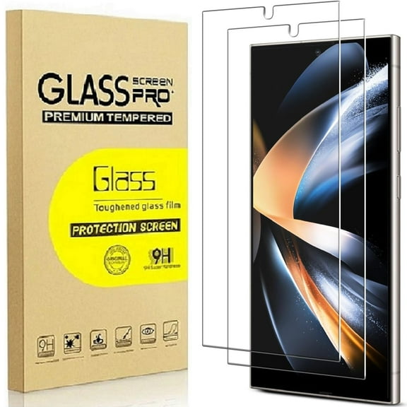 2 Pack Samsung Galaxy S25 Ultra Screen Protector Privacy, 9H Clear Tempered Glass Screen Protector for Samsung Galaxy S25 Ultra, Easy Installation, Bubble Free
