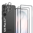 thumbnail image 1 of 2-Pack Samsung Galaxy S26 Plus Screen Protector, Tempered Glass for S26 Plus, Sensitive Touch & Fingerprint Unlock, Anti-Scratch Case Friendly Bubble Free Easy Install, 1 of 7