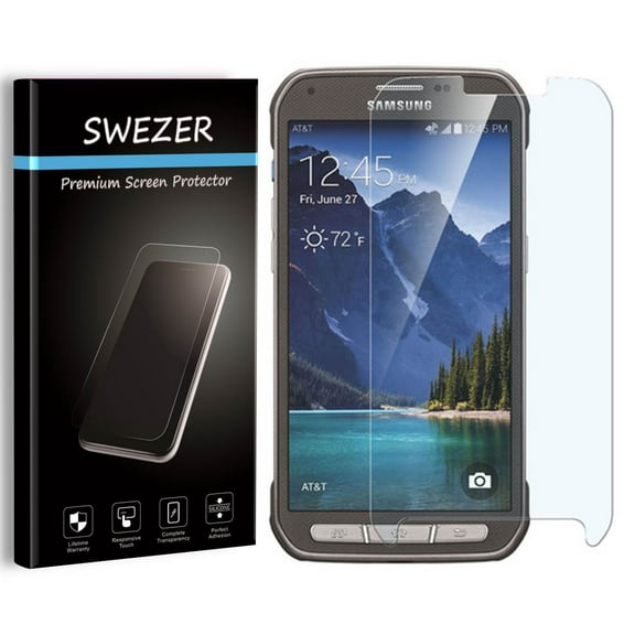 [2-Pack] Samsung Galaxy S6 Active (NOT For Samsung S7) [SWEZER] Tempered Glass Screen Protector, Anti-Scratch, Anti-Bubble, Anti-Chip Edge