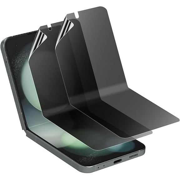 [2 Pack for Samsung Galaxy Z Flip 6 Privacy Screen Protector Anti-Spy, Anti-Scratch, Bubble-Free, Easy-Install, Clear View, Full Coverage for Your Galaxy Z Flip 6 5g (2, Flip 6)