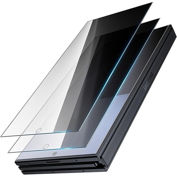 2 Pack for Samsung Galaxy Z TriFold Privacy Screen Protector for External Display, Tempered Glass, 9H Hardness Scratch-resistant Shatterproof Protective Film for Galaxy Z TriFold Anti-spy