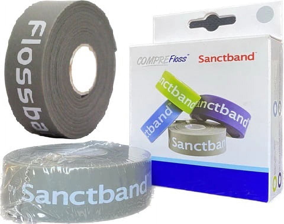 Flossband Extra Strong (Grau/Gray) - Compression Band For Mobility & Recovery, Developed With Physiotherapist