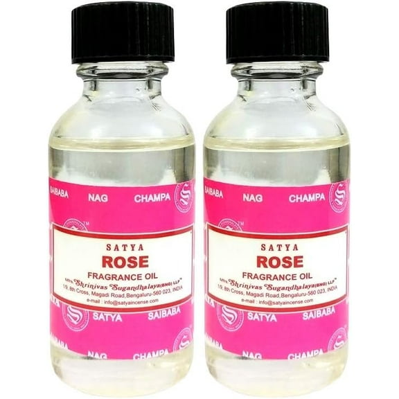 (2-Pack) Satya Rose Fragrance Oil 30 ml