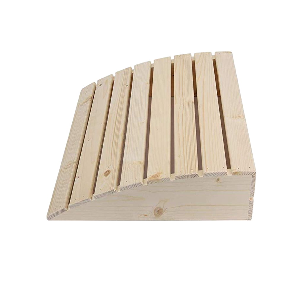 2 Pack Sauna Supplies Accessories Wooden Pillow Heater Body