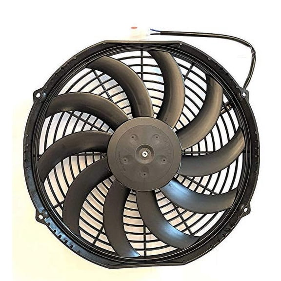 2 Pack!! Save $$ - SPAL 30101522 12" Fan Puller Curved Blades 12 Volt High-Performance 1226 cfm VA10-AP50/C-61A