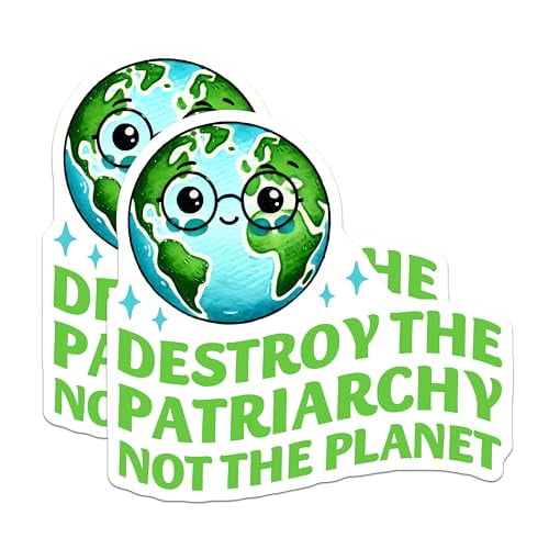 (2 Pack) Save The Earth Magnets Magnets - 5" On Longest Side - Made in USA - Sticks to Refrigerators & Metal Surfaces - MAG8352