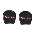 thumbnail image 1 of 2 Pack Scary Face Car Headrest Cover, Scary Headrest Covers for Cars, Universal Elastic Models Headrest Protector, Novelty Halloween Vehicle Interior Decor Accessory, 1 of 5