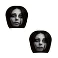 thumbnail image 1 of 2 Pack Scary Face Car Headrest Covers, Stretch Elastic Funny Ghost Face Printed Head Rest Protector, Spooky Masque Design Auto Seat Headrest Cover for Car Truck SUV, 1 of 7
