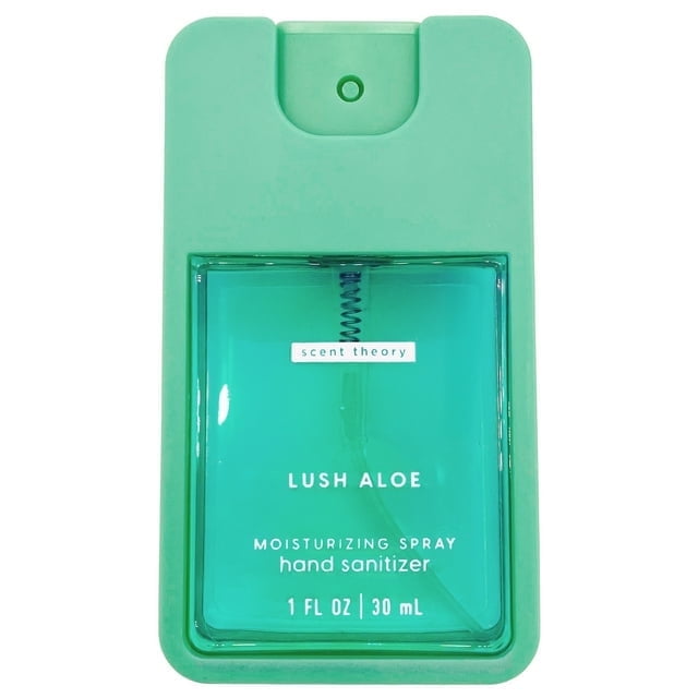 (2 Pack) Scent Theory Hand Sanitizer Spray, Lush Aloe, 1 fl oz