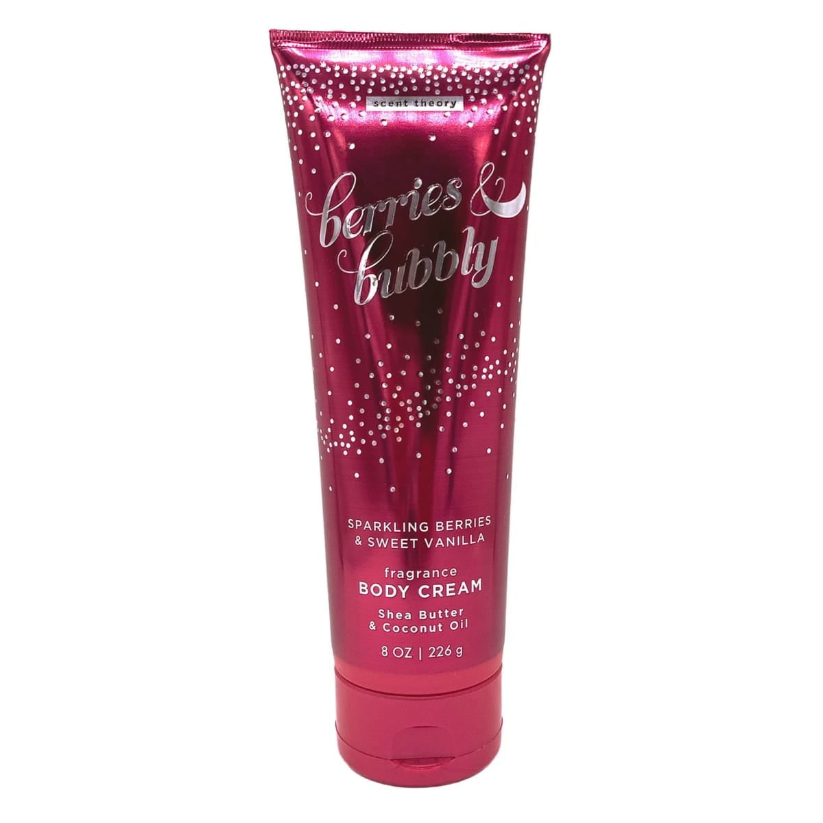 (2 Pack) Scent Theory Hand and Body Cream with Shea Butter for All Skin Types, Berries and Bubbly, 8 oz