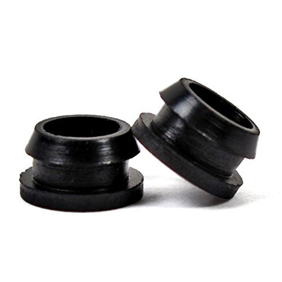 2 Pack - Schrader to Presta Rubber Grommet Style Bicycle Rim Hole Adaptor