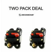 2 Pack Scosche 12 Volt 200AMP Circuit Breaker Inline Fuse Holder Protector CB200