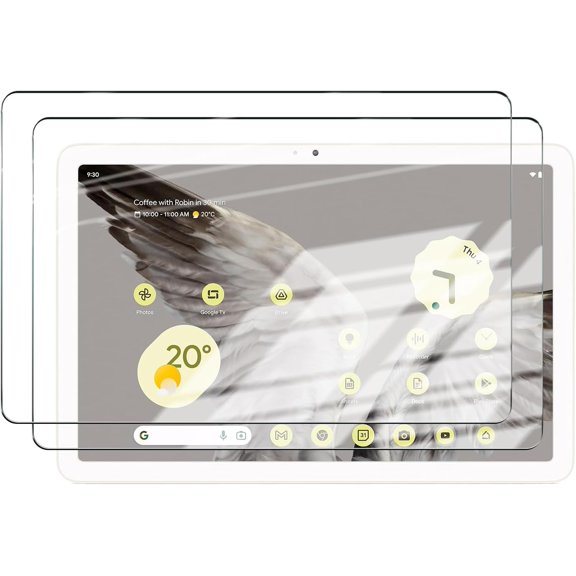 for 2-Pack Screen Protector for Google Pixel Tablet 2023 [11-inch], Tempered Glass Film, Impact-Protection, HD, Anti-Shatter, Anti-Scratch, 9H Hardness, Case Friendly