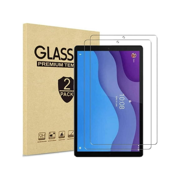 [2-Pack] Screen Protector for Lenovo Tab M10 HD Case 2nd Gen 10.1 Inch 2020 TB-X306 TB-X306F TB-X306X Tempered Glass Screen Protector Film, S Pen Compatible, Anti-Fingerprint, Anti-Scratch