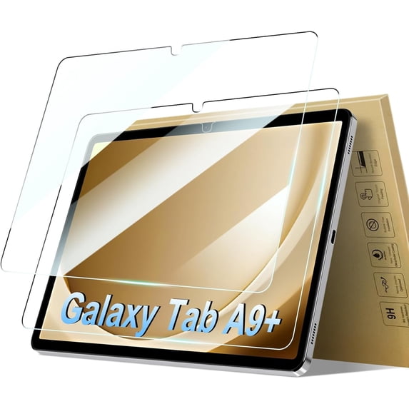 2 Pack Screen Protector for Samsung Galaxy Tab A9 Plus 11 Inch 5G 2023, Case Friendly/High Definition/9H Hardness Tempered Glass Clear Film for Samsung Tablet A9+ 11'' (SM-X210/X216/X218)