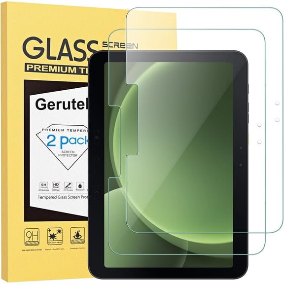 2-Pack Screen Protector for Samsung Galaxy Tab Active 5Pro/ Active 4Pro (10.1 inch) 2024/2022 Tempered Glass Film for Tab Active 5Pro/ 4Pro 10.1" 9H Hardness, Anti-Scratch & Case Friendly