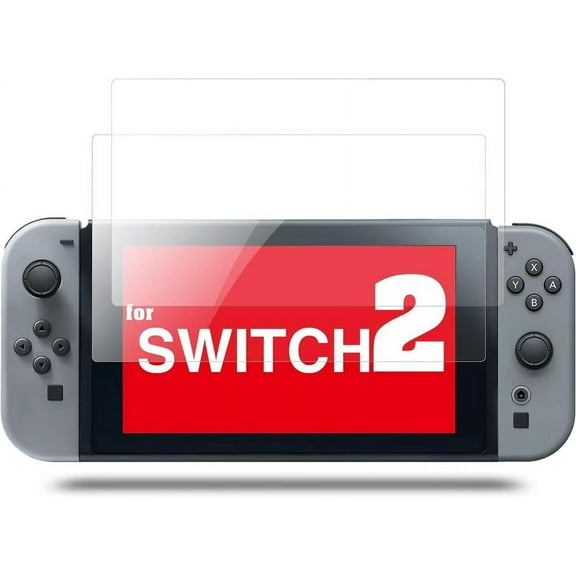 [2-Pack] Screen Protector Tempered Glass for Nintendo Switch 2 8", Case Friendly Full Screen Transparent HD Clear Anti-Scratch Anti-Fingerprints Screen Protector for New Switch 2 Accessories