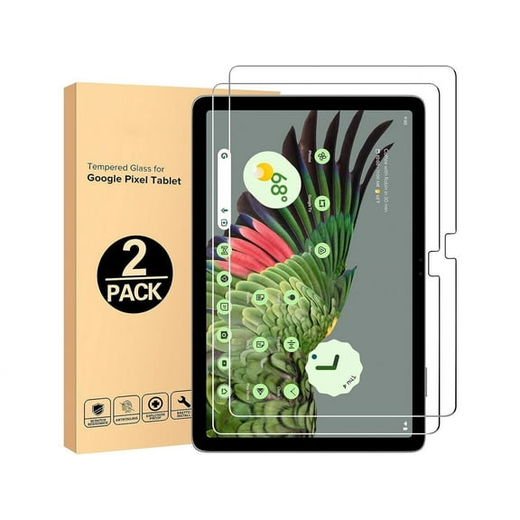 [2-Pack] Screen Protector for Google Pixel Tablet 11 inch 2023 Tempered Glass Screen Protector Film, S Pen Compatible, Anti-Fingerprint, Anti-Scratch