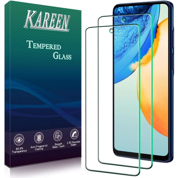 [2-Pack] Screen Protector for Motorola Moto Edge 2021 / Moto Edge 5G UW Tempered Glass, Anti Scratch, Bubble Free, Case Friendly, 9H Hardness