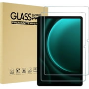 2 Pack Screen Protectors for Galaxy Tab S9 FE+ Plus/Tab S9+ Plus 12.4" 2023, 9H Hardness HD Clear Tempered Glass Film Guard for 12.4 inch Galaxy Tablet S9+ /S9 FE+ (SM-X610 X810)