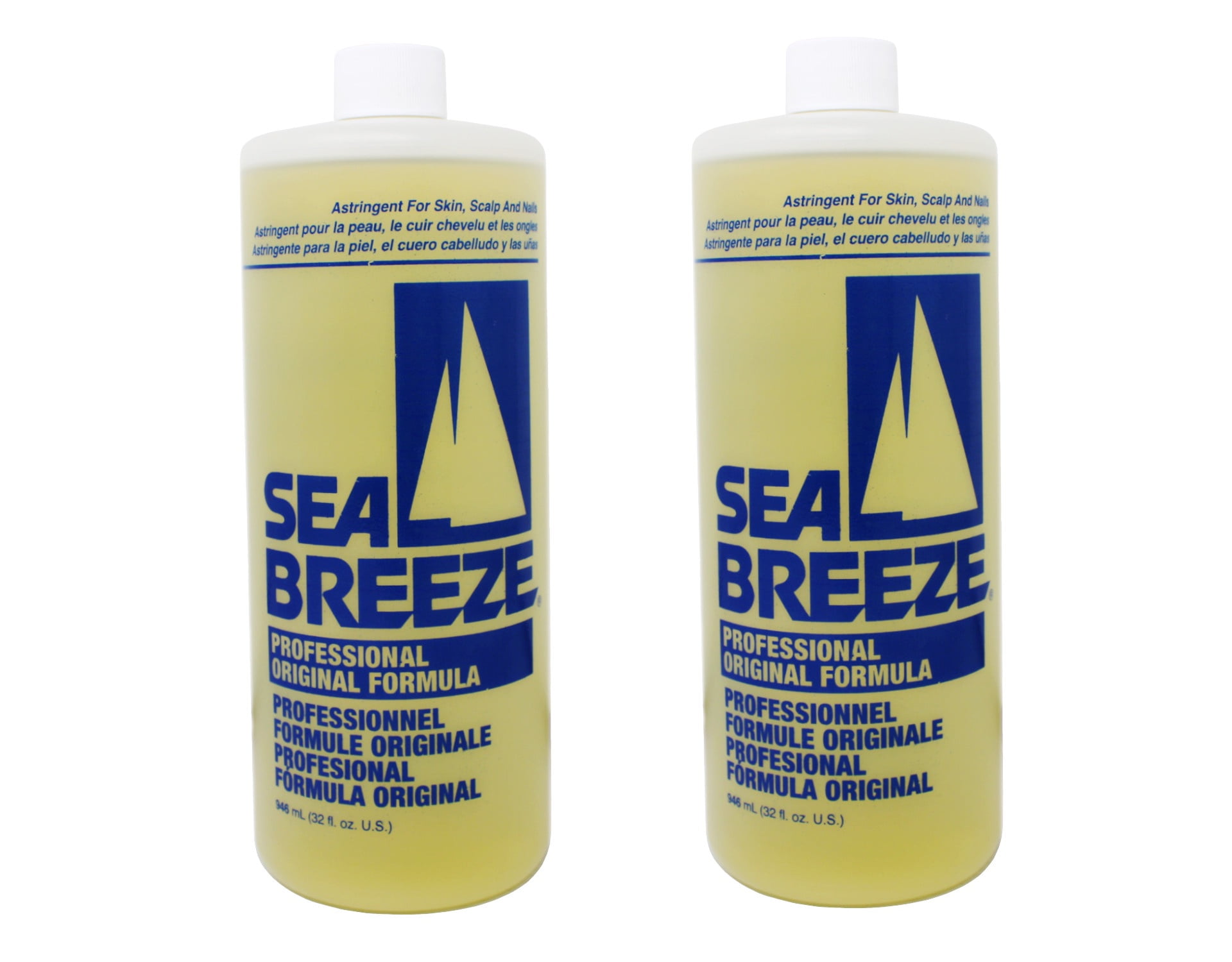 2-Pack Sea Breeze Astringent for Skin, Scalp and Nails 32 oz.
