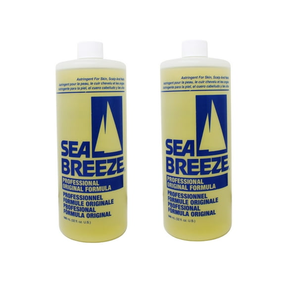 2-Pack Sea Breeze Astringent for Skin, Scalp and Nails 32 oz.