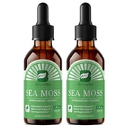2 PackIrish Sea Moss Liquid Drops,with Black Seed Oil,Ashwagandha, Soursop Bitters, Elderberry, Burdock Root, Bladderwrack,Support Antioxidant, Immune, Gut Health