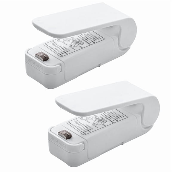 2-Pack Sealing Machines for Home Use - Battery Powered Bag Sealer, Carded Box Packaging