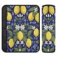 thumbnail image 1 of 2-Pack Seat Belt Covers with Flannel Seatbelt Shoulder Strap Case Adjustable Straps Soft Padding for Car Lemon Pattern Medium, 1 of 8