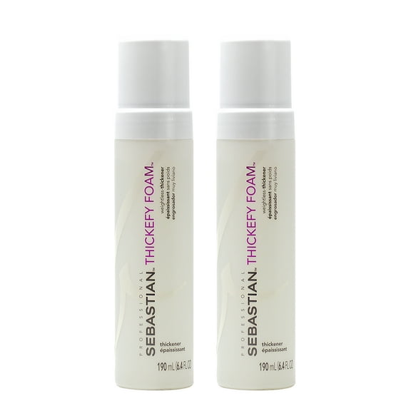 2 Pack - Sebastian Professional Thickefy Foam Weightless Thickener 6.4 oz