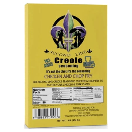 2 Pack Second Line Creole Seasoning Chicken and Chop Fry