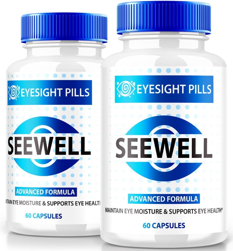 (2 Pack) Seewell Capsules, AllNatural Pills for Vision Support