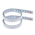 thumbnail image 1 of 2 Pack Self Adhesive Tape Measure 200cm Metric Left to Right Reading Measuring Tape Steel Sticky Ruler, White, 1 of 5