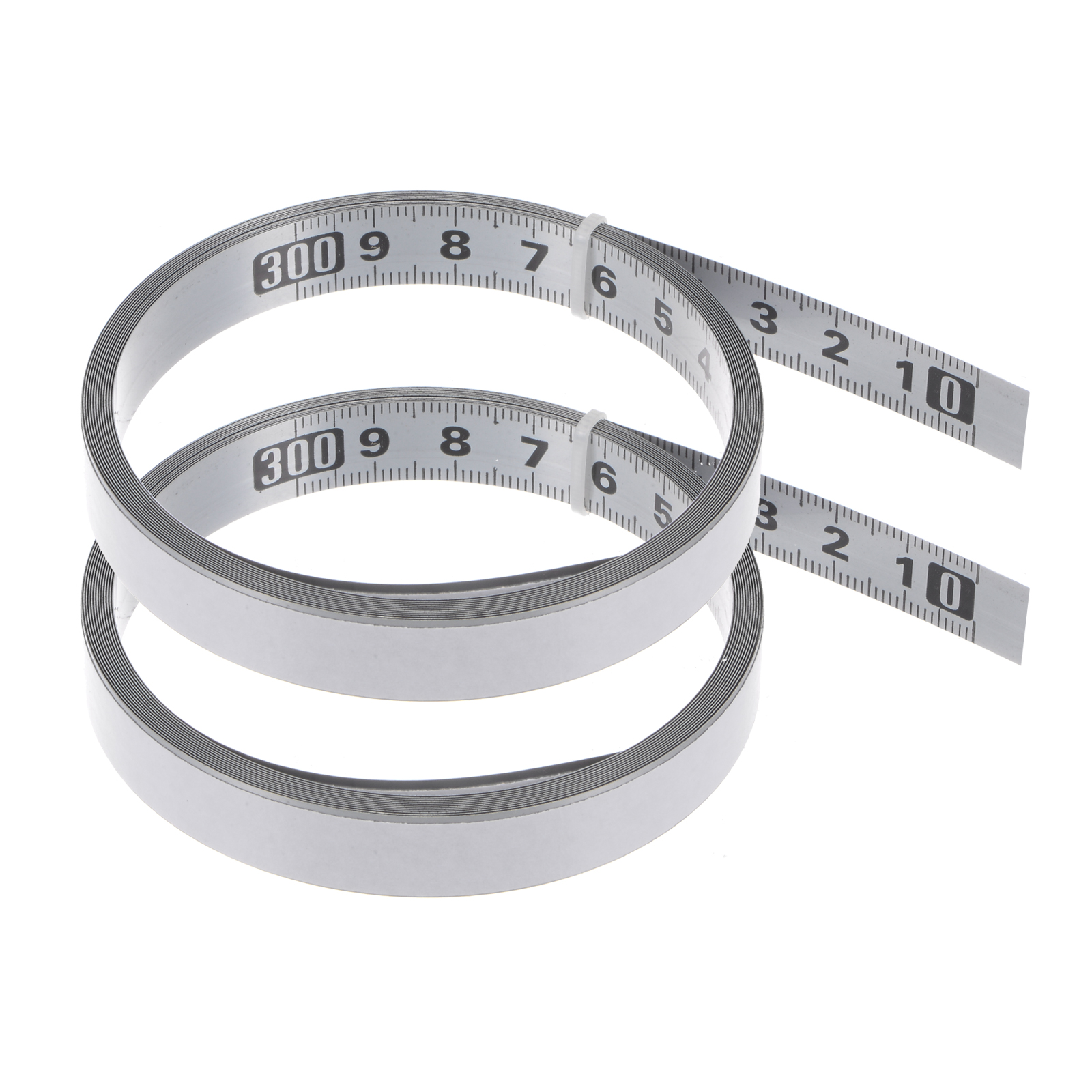 2 Pack Self Adhesive Tape Measure 300cm Metric Right to Left Read