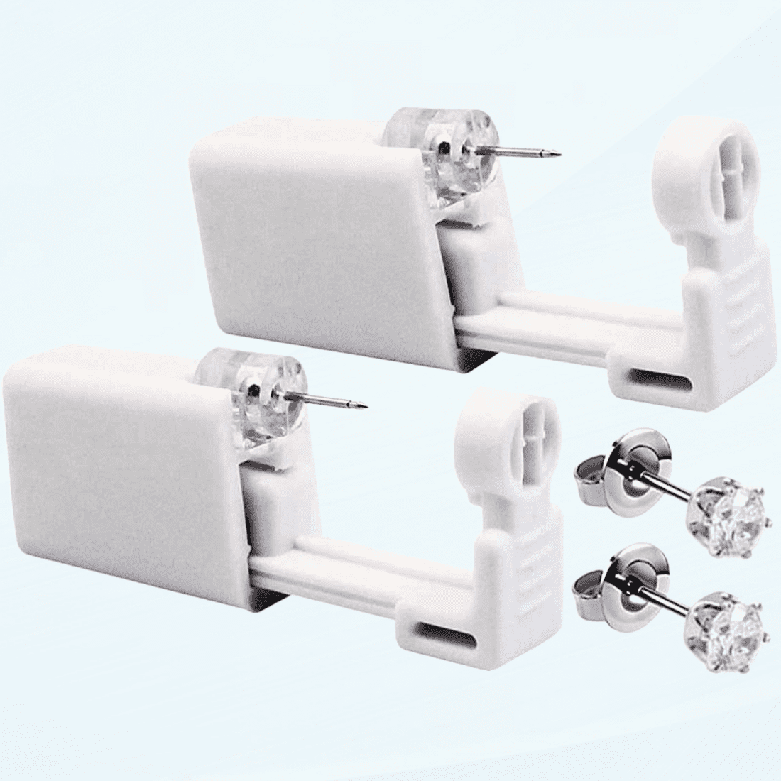 2 Pack Self Ear Piercing Kit, Ear Piercing Gun Kit Self Ear Piercing