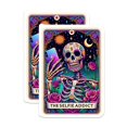 (2 Pack) Selfie Addict Skeleton Magnets - Funny Tarot Card Art ...