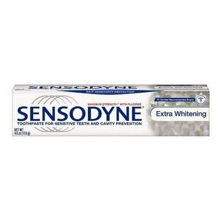 2 Pack - Sensodyne Extra Whitening Toothpaste 4oz Each