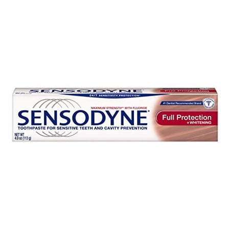 2 Pack - Sensodyne Full Protection Plus Whitening Toothpaste 4 oz Each