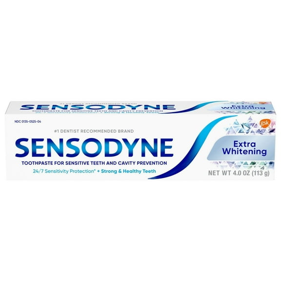 2 Pack - Sensodyne Sensitive Toothpaste - Extra Whitening - 4 oz Packaging may vary