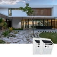 thumbnail image 1 of 20 LED 320lm Outdoor LED Solar Motion Sensor Lights, Wireless Outdoor Wall Lights, White, 2 Pack, 1 of 8