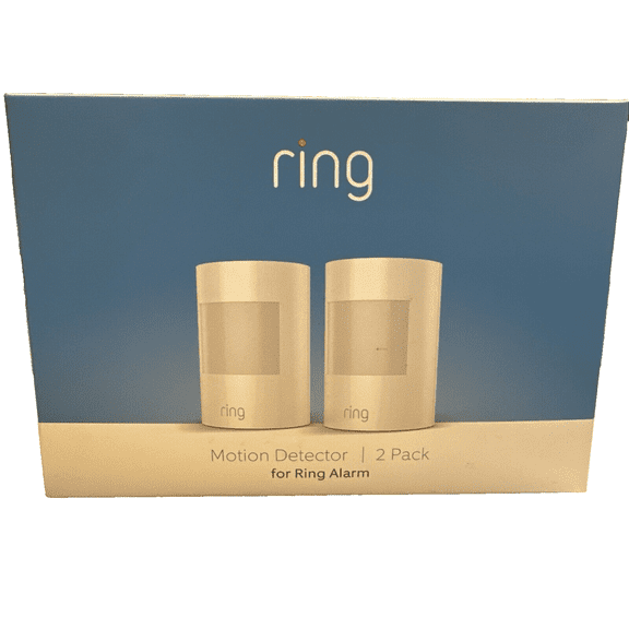2 Pack Set Ring Alarm Motion Sensors Detectors White for Ring Alarm Brand New
