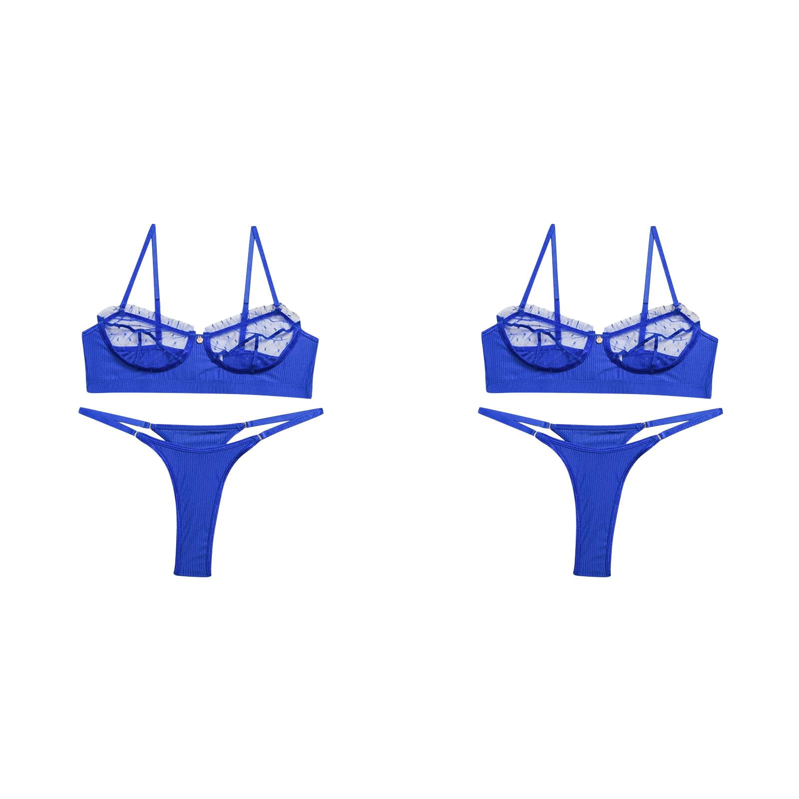 Bra Underwear Gather Panty Set Straps