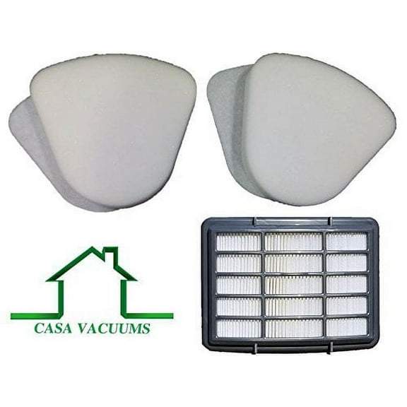 2 Pack Shark Navigator Lift-away Filter Bundle NV350 NV351, NV352, NV355, NV356, NV360, NV370 NV357, NV391, NVLFT199, UV440, UV490CCO, UV540 Foam and Felt + 1 Hepa Filter; Shark Part # XFF350 XHF350