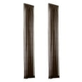 thumbnail image 1 of 2 Pack Sheer Voile Curtain Panels, 31.5 x 78.7 In Rod Pocket Window Drapes for Door Room Decor, Brown, 1 of 3