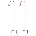 thumbnail image 1 of 2 Pack Shepherds Hook for Garden Outdoor 48 inch 1/2 inch Thick for Hanging Solar Lights, Lanterns, Bird Feeders, Metal Hanger Hook.U.S. Patent., 1 of 6