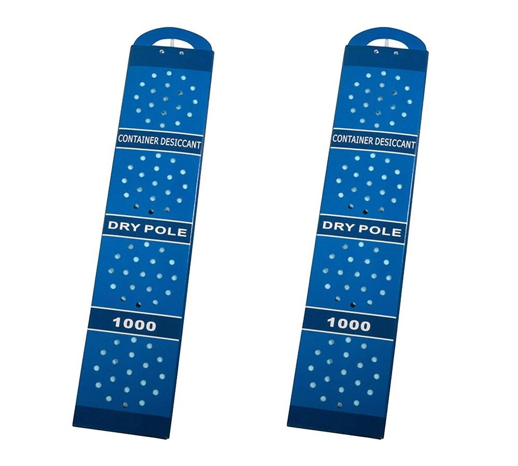 (2 Pack) Shipping Container Desiccant Strip w/ Hanger - 29"x6.5"x1.25" - Desiccant Strips for Moisture Absorption - Upto 60 Days Moisture Absorption - Top Hook for Easy Hanging inside Containers