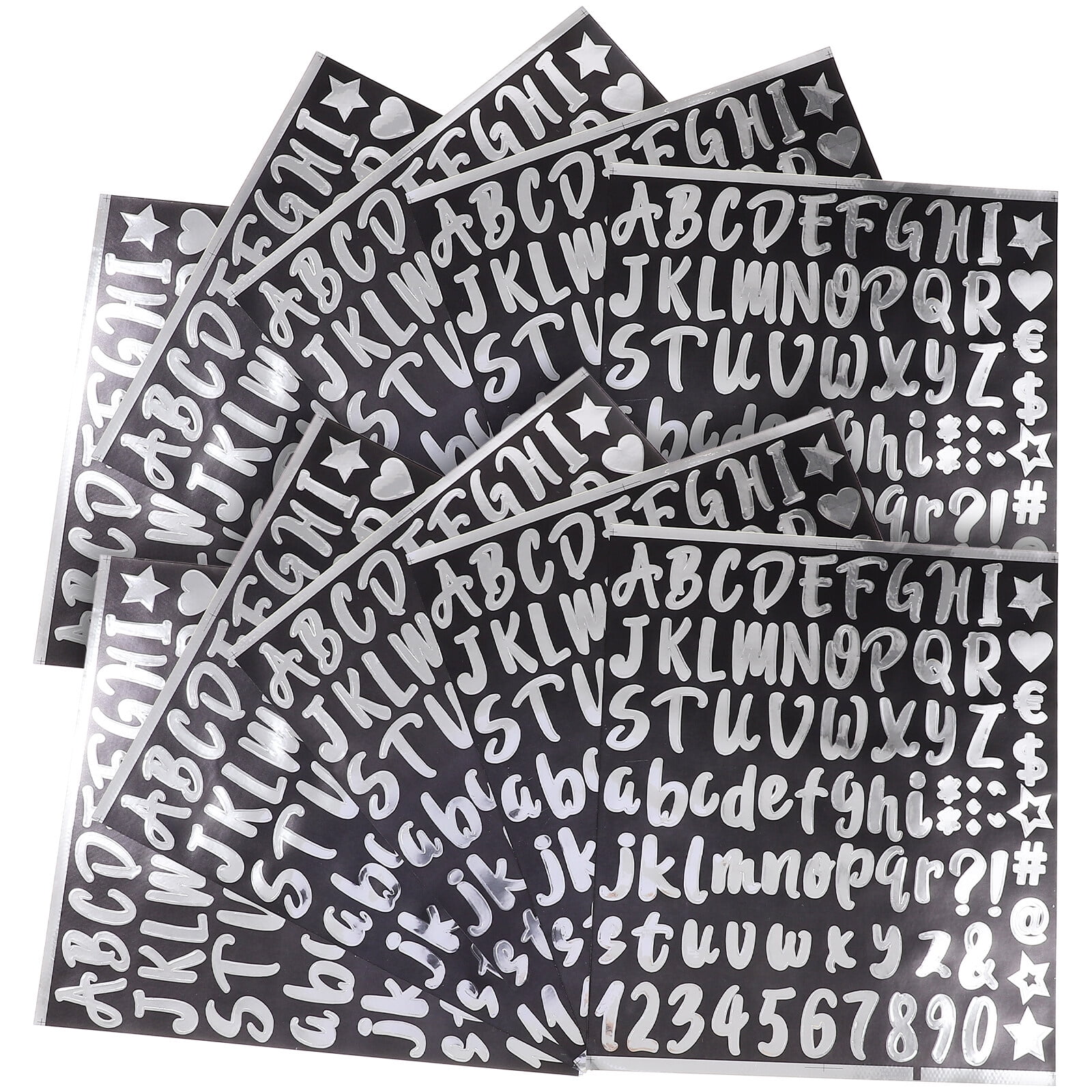 2 Pack Shipping Labels Alphanumeric Kit Mailbox Number Decals - Walmart.com