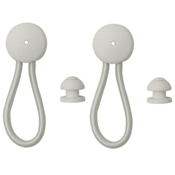 2 Pack Shock Cord Fasteners With Knob Elastic Bungee Clips For Boat Rv For Tent
