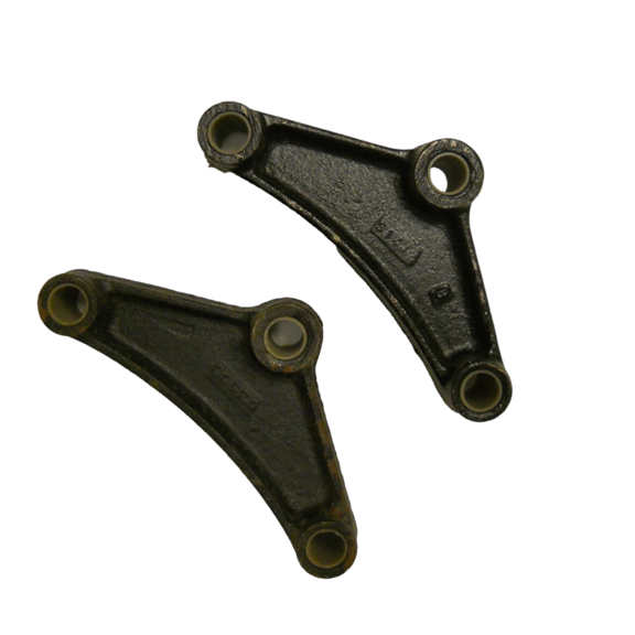 2-Pack Short Equalizer 5.6" Pivot Link for Leaf Spring Trailers - 9/16" Bolt, 1-3/4" Wide, Compatible with EQ-104