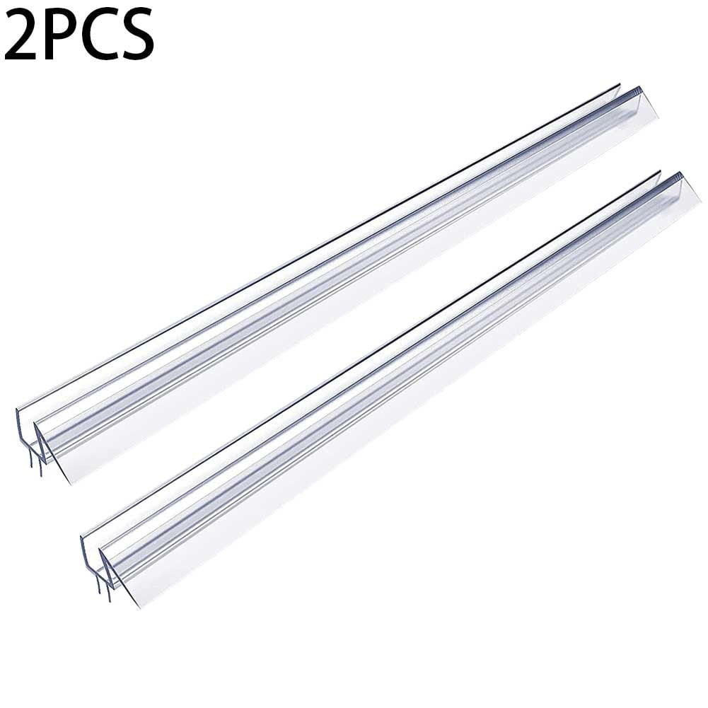 2Pack Shower Door Bottom Seal 39" Length Glass Sweep For 3/8"Inch